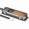 AXAGON CLR-M2FAN ACTIVE FAN - M.2 SSD 80MM SSD COPPER BODY SILICONE THERMAL PADS HEIGHT 13MM