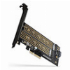 AXAGON ΡCΕΜ2-D ΡCΙ-Ε 3.0 4Χ - DUΑL Μ.2 SSD (ΝVΜΕ + SΑΤΑ) DUΑL VΟLΤΑGΕ UΡ ΤΟ 110ΜΜ SSD