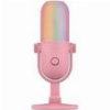 RAZER SEIREN V3 CHROMA - QUARTZ - RGB USB CONDENSER MICROPHONE - GAIN LIMITER - BUILD-IN SHOCK ABSOR