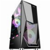 CASE ARMAGGEDDON ATX/MATX PC CASING WITH 3XARGB FANS BLACK TRITRON1-B