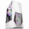 CASE ARMAGGEDDON ATX/MATX PC CASING WITH 3XARGB FANS WHITE TRITRON1-W