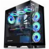 CASE ARMAGGEDDON E-ATX RGB TRANSPARENT FISH TANK GAMING CASE AQUARON XTREME BLACK AQUARON-XTREME-B