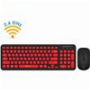 ALCATROZ WIRELESS MOUSE AND KEYBOARD JELLYBEAN A2000 B.RED A2000BR