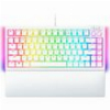 RAZER BLACKWIDOW V4 75% WHITE - MECHANICAL RGB GAMING KEYBOARD - HOT-SWAPPABLE - ORANGE SWITCH