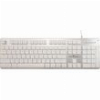 WHITE SHARK LED KEYBOARD GK-003241 TACHI US LAYOUT WHITE TACHI-W-US