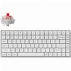 ΜΗΧΑΝΙΚΟ ΠΛΗΚΤΡΟΛΟΓΙΟ KEYCHRON K2 PRO HS RED SWITCH RGB BACKLIGHT WHITE (K2P-P1)