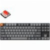 ΠΛΗΚΤΡΟΛΟΓΙΟ KEYCHRON K1 MAX K1M-H1 ANSI 80% TKL BLACK FULL ASSEMBLED RED SWITCH RGB HOT-SWAP WIRED