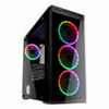 CASE KOLINK HORIZON RGB MIDI-TOWER TEMPERED GLASS PC CASE - BLACK