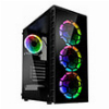 CASE KOLINK OBSERVATORY LITE RGB MIDI-TOWER - TEMPERED GLASS - BLACK