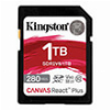 KINGSTON SDR2V6/1TB CANVAS REACT PLUS V60 1TB SDXC C10 UHS-II U3