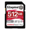 KINGSTON SDR2V6/512GB CANVAS REACT PLUS V60 512GB SDXC C10 UHS-II U3