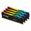 RAM KINGSTON FURY BEAST BLACK RGB 64GB (4X16GB) DDR5 5600MT/S CL40 XMP QUAD KIT KF556C40BBAK4-64