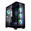 CASE KOLINK UNITY PEAK ARGB MIDI TOWER SHOWCASE - BLACK ATX 400MM CLEARANCE WITH 4 ARGB FANS
