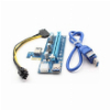 QOLTEC 55501 RISER PCI-E 1X - 16X USB 3.0 SATA/ PCI-E 6PIN