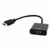 CABLEXPERT A-HDMI-VGA-03 HDMI TO VGA AND AUDIO ADAPTER CABLE SINGLE PORT BLACK