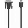 HAMA 200716 CABLE DVI-I DUAL LINK PLUG- HDMI PLUG ULTRA-HD4K 3M BLACK