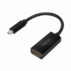 LOGILINK UA0380 USB 3.2 GEN 2 ADAPTER, USB-C/M TO HDMI-A/F, 4K/60 HZ, BLACK, 0.15 M