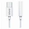 SAVIO AK-51 ADAPTER USB-C-MINI JACK 3.5 MM, ADAPTER USB