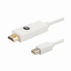 SAVIO CL-83 MINI DISPLAYPORT (M) - HDMI (M) CABLE 1.8M WHITE