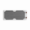 CORSAIR HYDRO X RADIATOR XR5 240MM 2X120MM RADIATOR 33MM THICK WHITE