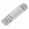 HAMA 181073 C-LAETA USB STICK, USB-C USB 3.1/3.0, 128 GB, 40 MB/S, SILVER