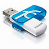 PHILIPS VIVID EDITION 16GB USB 2.0 FLASH DRIVE OCEAN BLUE FM16FD05B/00
