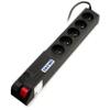 ACAR SURGE PROTECTOR 504WF 5 SOCKETS 3M BLACK