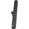 ACAR SURGE PROTECTOR S8 8 SOCKETS 3M BLACK