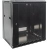 INTELLINET 711883 19' 12U/570X600MM WALL-MOUNTED CABINET FLATPACK BLACK