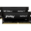 RAM KINGSTON KF432S20IBK2/64 FURY IMPACT 64GB (2X32GB) SO-DIMM DDR4 3200MHZ DUAL KIT