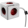 ALLOCACOC POWERCUBE EXTENDED 3M INCL. 3M CABLE RED TYPE F WHITE