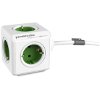 ALLOCACOC POWERCUBE EXTENDED INCL. 1.5M CABLE GREEN TYPE F WHITE