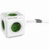 ALLOCACOC POWERCUBE EXTENDED GREEN - 5 ΠΡΙΖΕΣ ΜΕ ΚΑΛΩΔΙΟ 1.5Μ
