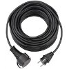 BRENNENSTUHL EXTENSION CABLE RUBBER IP44 5M BLACK 1161420