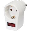 BRENNENSTUHL SOCKET WITH ON/OFF SWITCH WHITE 1508070