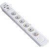 GEYER GES-161 ΠΟΛΥΠΡΙΖΟ 6 ΘΕΣΕΩΝ ΜΕ ΔΙΑΚΟΠΤΗ & 2 USB