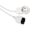 HAMA 133801 HAMA POWERPLUG EARTHED EXTENSION CABLE ADDITIONAL SOCKET 3.0 M WHITE
