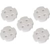 HAMA 47755 CHILD SAFE COVERS FOR SOCKETS WITH EARTH CONTACT 5 PIECES