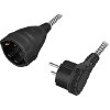 LOGILINK LPS104 POWER CORD EXTENSION 3M TEXTILE CABLE BLACK