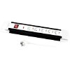 LOGILINK LPS211 5-WAY OUTLET STRIP 5X SCHUKO SOCKETS WITH SWITCH/CHILD PROTECTION 3M BLACK/WHITE