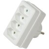 LOGILINK LPS220 POWER SOCKET ADAPTER WITH 4 EURO SOCKETS WHITE
