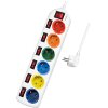 LOGILINK LPS259 SOCKET OUTLET 6-WAY WITH 7 SWITCHES 1.5M MULTICOLOR