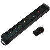 LOGILINK LPS401 5-WAY OUTLET STRIP 5X SCHUKO SOCKETS WITH REMOTE CONTROL 1.5M BLACK