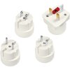 LOGILINK PA0186 SOCKET ADAPTER TRAVEL SET 4 DIFFERENT ADAPTERS