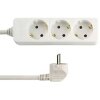 REV 3-WAY POWER STRIP 3M WHITE