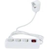 REV 3+1-WAY MULTIPLE SOCKET POWER SPLIT ΜΕ ΔΙΑΚΟΠΤΗ 2M WHITE