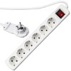 REV 6-WAY MULTIPLE SOCKET SMART ΜΕ ΔΙΑΚΟΠΤΗ 2M WHITE