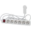 REV MULTIPLE SOCKET OUTLET 6-FOLD 5M WHITE 0012626115 WS