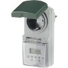 REV OUTDOOR DIGITAL TIMER IP44 GREY/GREEN