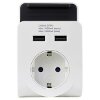 REV USB CHARGER 2-FOLD WHITE 0020790102